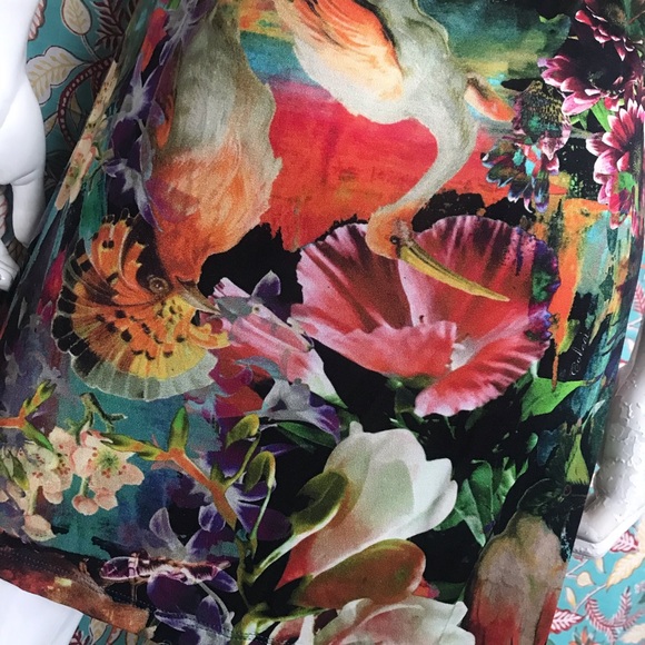 NWOT Colcci Brazilian Designer Tropical Floral Sundress Size Small - Picture 14 of 17